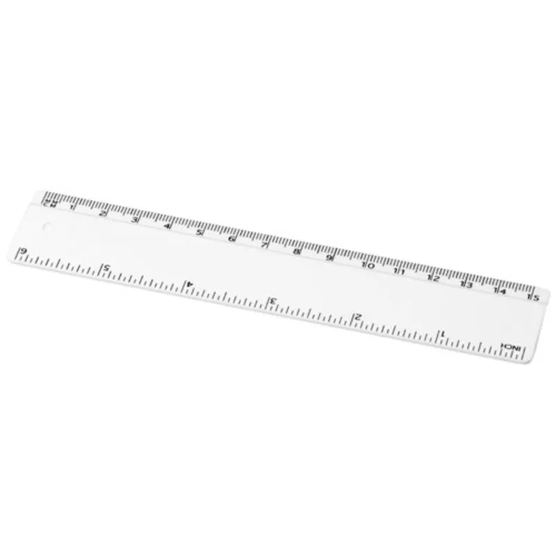 Regla de plástico reciclado de 15 cm Refari